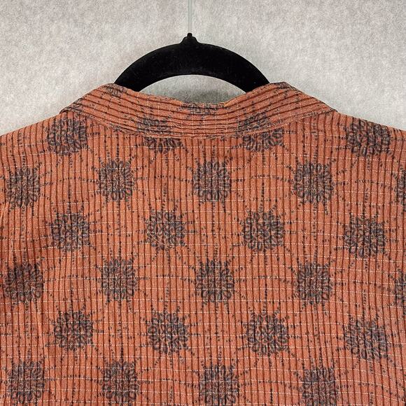 Roark Shirt Mens XL Bless Up Classic Fit Short Sleeve Button Up All Over Print - Picture 5 of 8